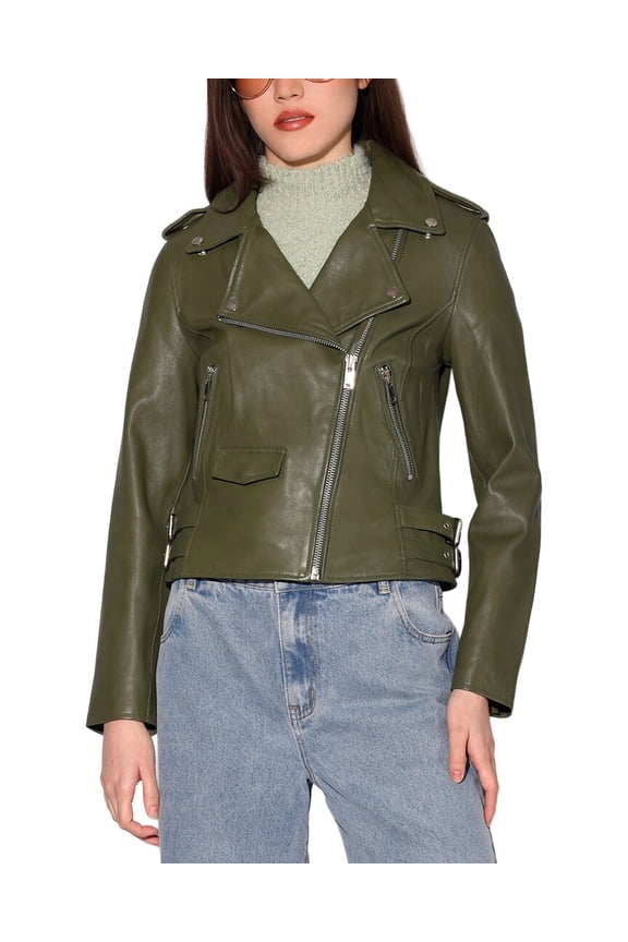 womens  Liz Leather Jacket, xs