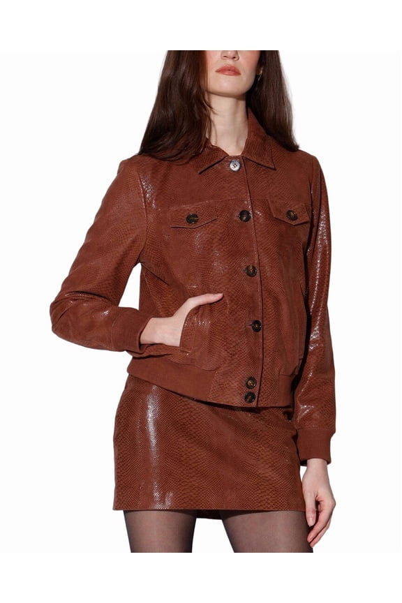 womens Lucy Suede Jacket, m