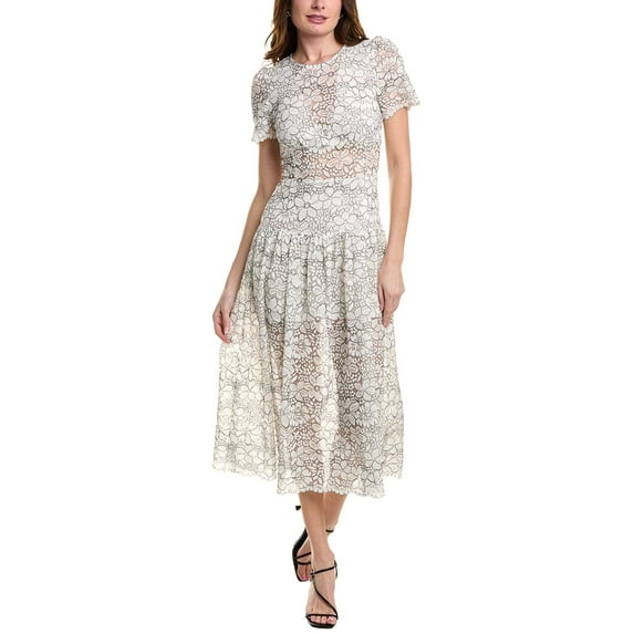 Walter Baker womens Mila Maxi Dress, 10, White