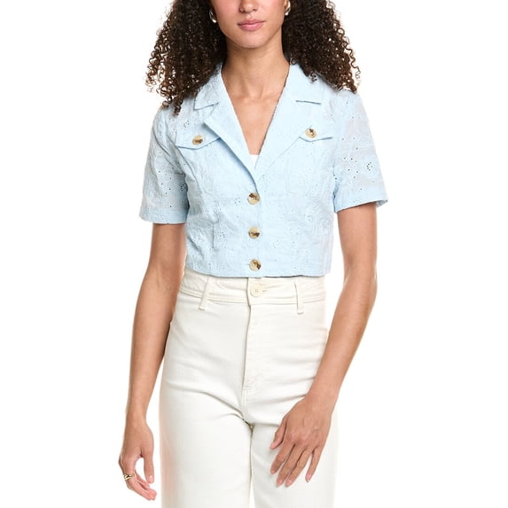 Walter Baker womens Miranda Jacket, l, Blue