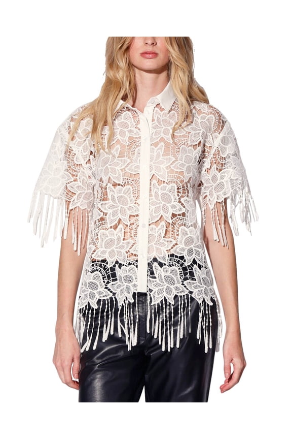 womens  Ollie Top, xs, White