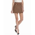thumbnail image 1 of Walter Baker womens  Reba Wool-Blend Skirt, 10, Tan, 1 of 3