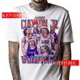 thumbnail image 1 of Walter Clayton Jr Athlete Basketball Player t-shirt Bootleg Vintage,White Color,Size XL, 1 of 2