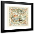 thumbnail image 1 of Walter Crane 15x15 Black Modern Framed Museum Art Print Titled - Baby's Own Aesop Frontispiece (1908), 1 of 5