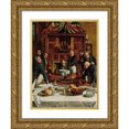 thumbnail image 1 of Walter Dendy Sadler 14x18 Gold Ornate Wood Frame and Double Matted Museum Art Print Titled - The Skipper's Birthday, 1 of 4