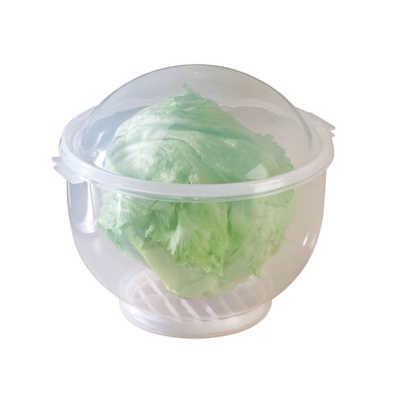 Lettuce Keeper for Fridge with Lid, Keeps Vegetables Fresh & Crisp, Measures 7 in. x 8 in.