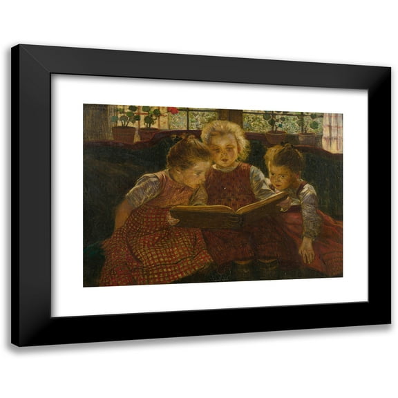 Walter Firle 14x11 Black Modern Framed Museum Art Print Titled - The Fairy Tale