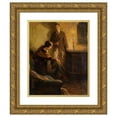 thumbnail image 1 of Walter G. Ratterman 12x14 Gold Ornate Wood Frame and Double Matted Museum Art Print Titled - Madeline's Return (1922), 1 of 4