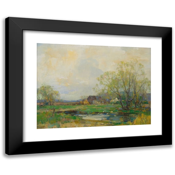 Walter Granville-Smith 24x19 Black Modern Framed Museum Art Print Titled - Spring Time