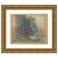 thumbnail image 1 of Walter Griffin 24x20 Gold Ornate Framed and Double Matted Museum Art Print Titled - Willows, Longpre, France (1911-1918), 1 of 4