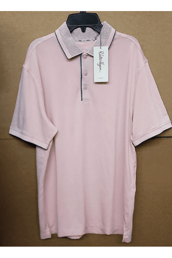 Men's Clubhouse Pique Golf Polo, Sweet Pink, S