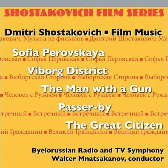 Walter Mnatsakanov - Shostakovich Film Series 3 - Music & Performance - CD