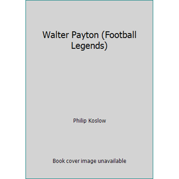 Pre-Owned Walter Payton (NFL)(Z) (Library Binding) 0791024555 9780791024553