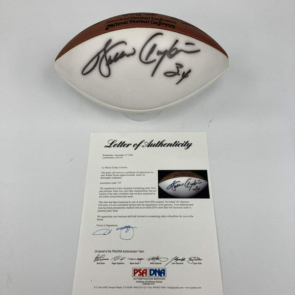 Walter Payton Signed Wilson Official NFL Football PSA DNA COA