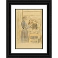 thumbnail image 1 of Walter Richard Sickert 18x24 Black Ornate Framed Double Matted Museum Art Print Titled: The Toilet at the Window (1860-1942), 1 of 5