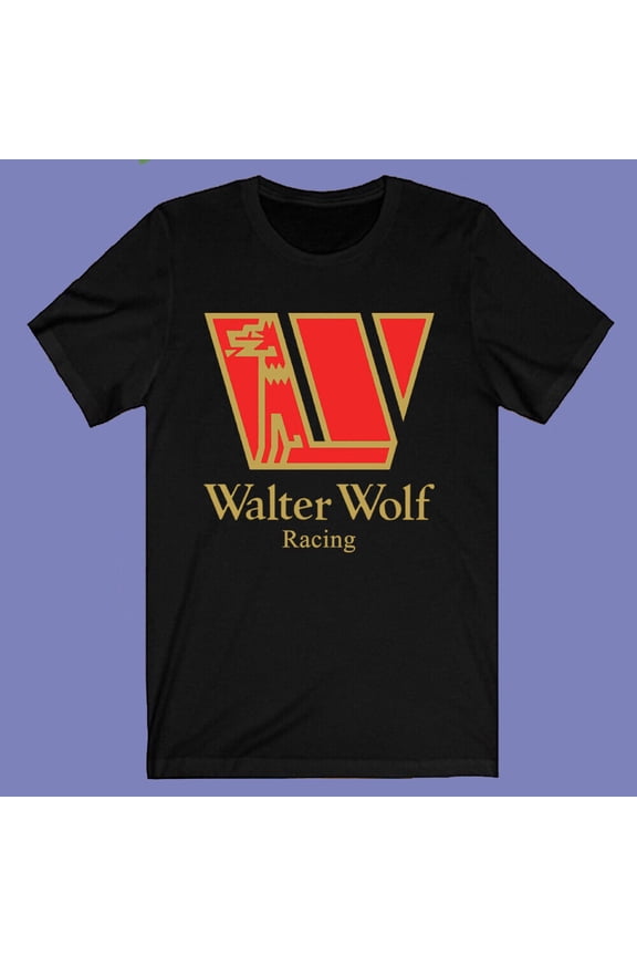 Walter Wolf Famous Racing Team Men's Black Size S-3XL