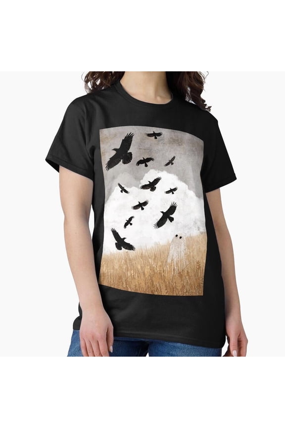 Walter and The Crows Funny Bird Watching Humor Graphic H38411 Unisex T-Shirt, Up to 5XL Available