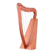 Walter.t 15 String Lyre Harp Wooden String Instrument Portable Carry Bag, Pickup for Powerful Sound