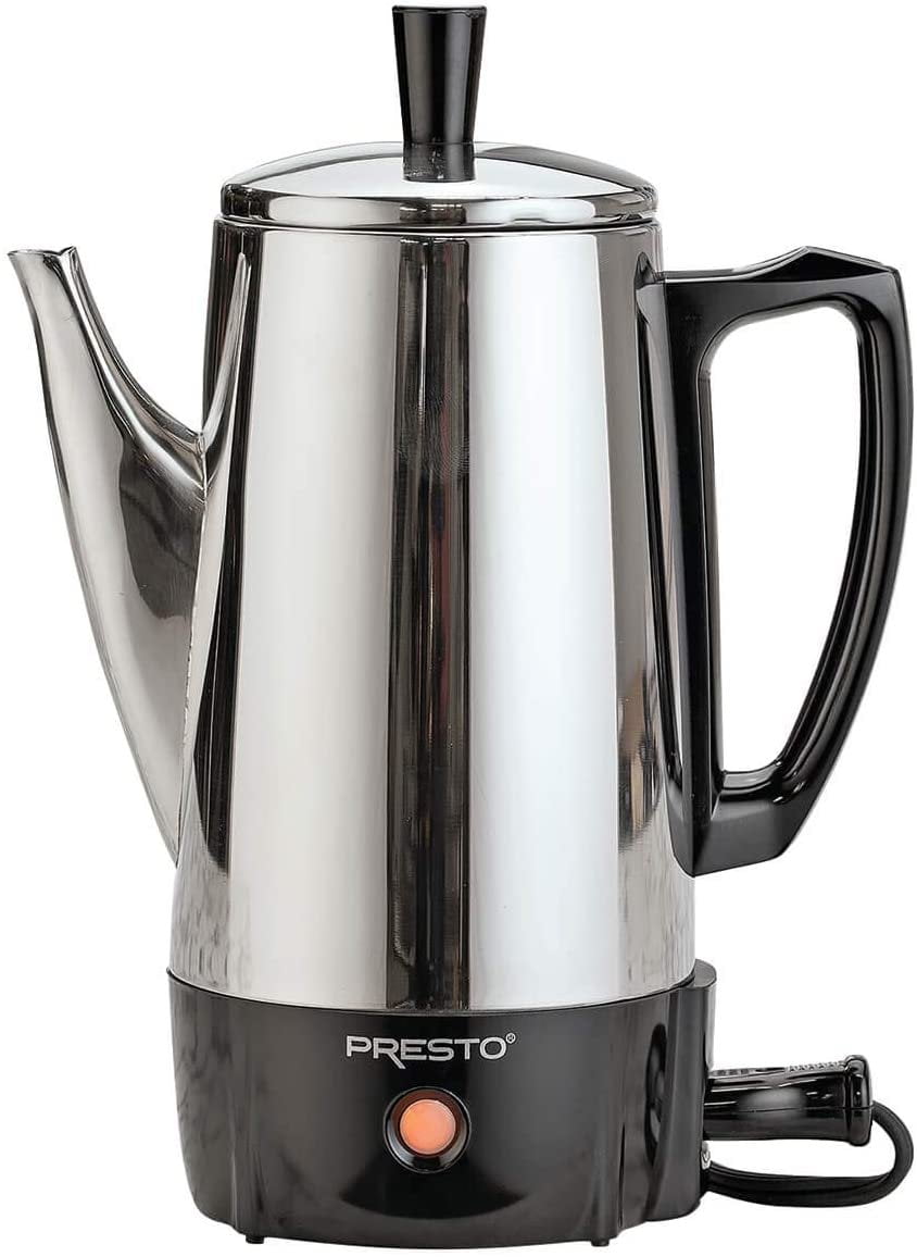 Presto 6-Cup Stainless Steel Coffee Maker - 8908003