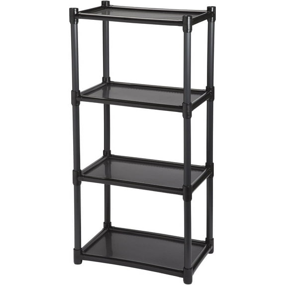 WalterDrake Snap Together Light Weight Shelves - Black