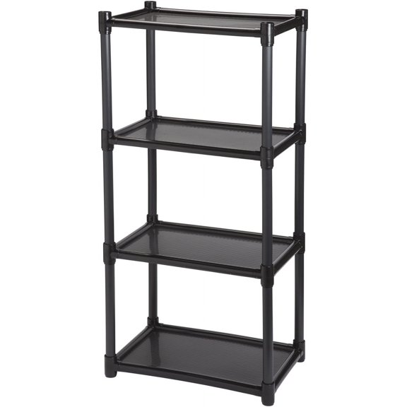 WalterDrake Snap Together Light Weight Shelves - Black