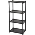 WalterDrake Snap Together Light Weight Shelves Black