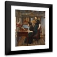 thumbnail image 1 of Walther Firle 20x24 Black Modern Framed Museum Art Print Titled - The Singing Lesson, 1 of 5