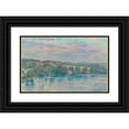 thumbnail image 1 of Walther Gamerith 14x11 Black Ornate Wood Framed Double Matted Museum Art Print Titled: Unterbuchberg (1949), 1 of 5