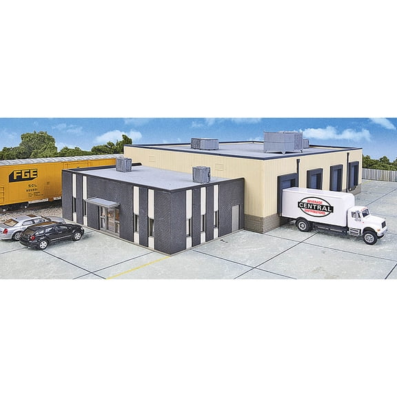 Walthers Cornerstone HO Scale Building Kit Central Beverage Distribution Company