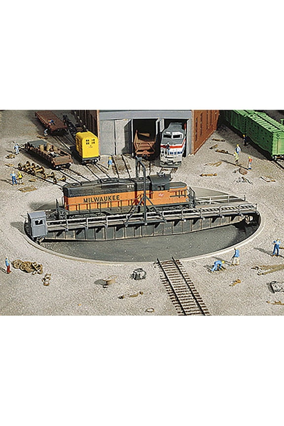 HO Scale Building/Structure Kit 90 Foot Train Turntable