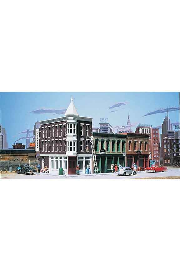 HO Scale Building/Structure Kit Merchants Row II Downtown