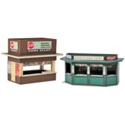 Walthers Cornerstone HO Scale Building/Structure Kit Newsstands (2-Pack)