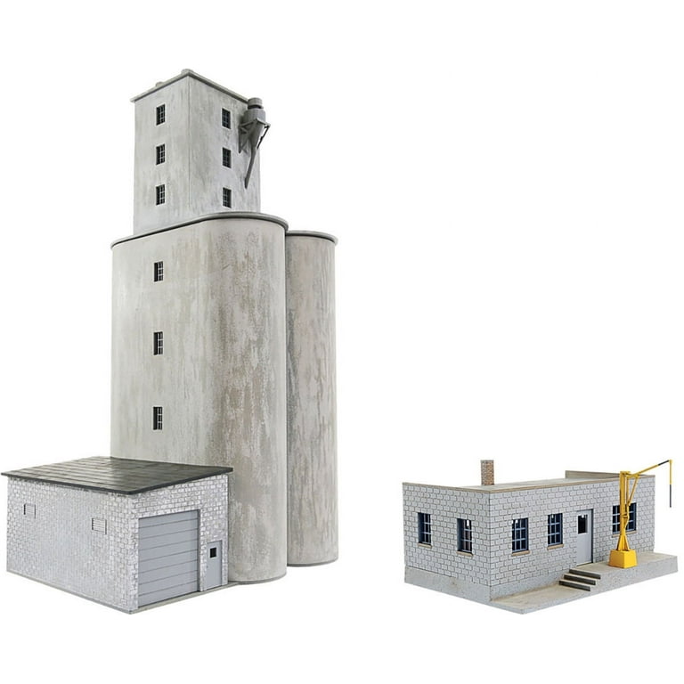Campbell Scale Models 445 Grain Elevator Wood Craftsman Structure
