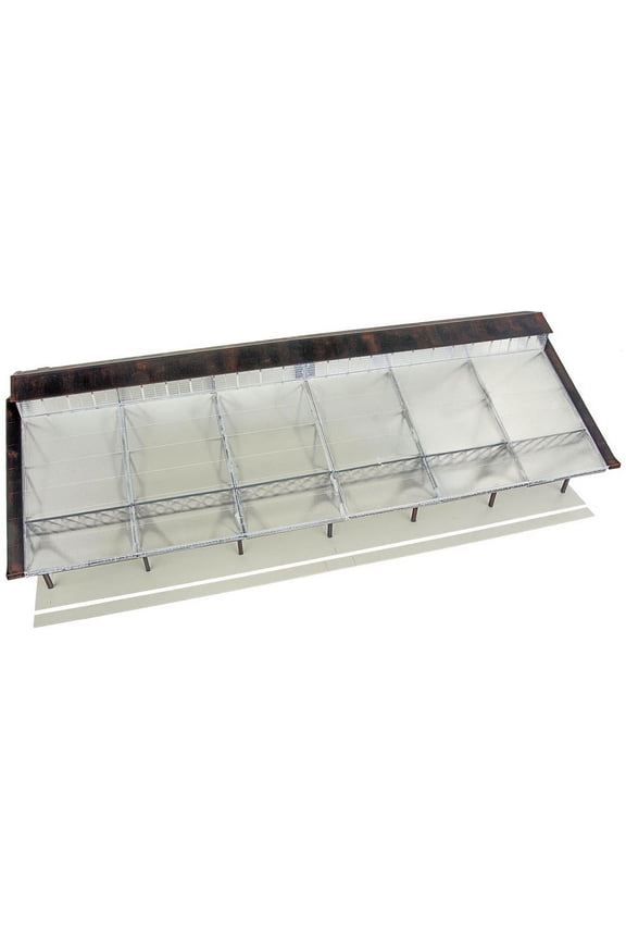 Cornerstone HO Scale Building/Structure Kit Train Shed w/ Clear Roof
