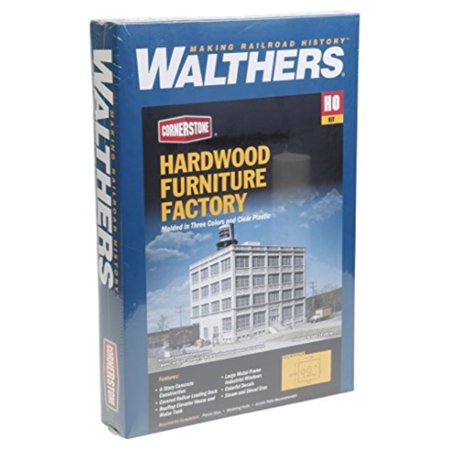 Walthers Cornerstone HO Scale Hardwood Furniture Factory Structure Kit