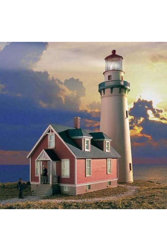Walthers Cornerstone HO Scale Rocky Point Lighthouse Kit