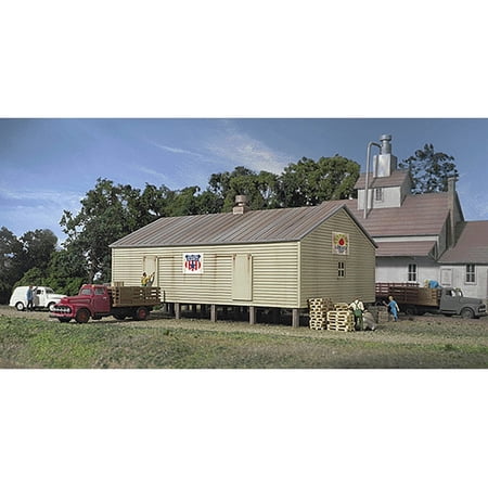 Walthers Cornerstone N Scale Building/Structure Kit Co-op Storage Shed Pilings