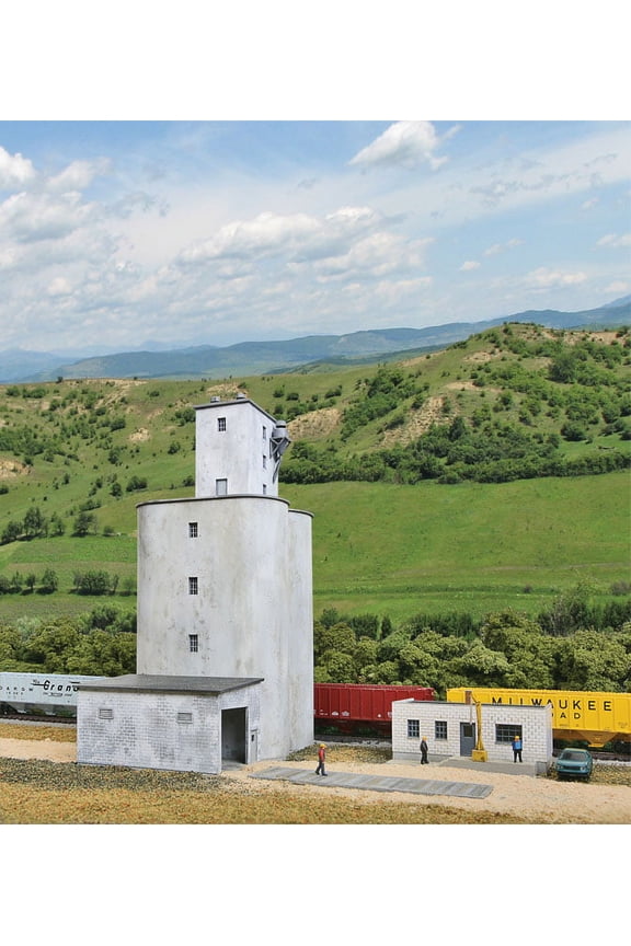 N Scale Building/Structure Kit Prairie Co-Op Elevator