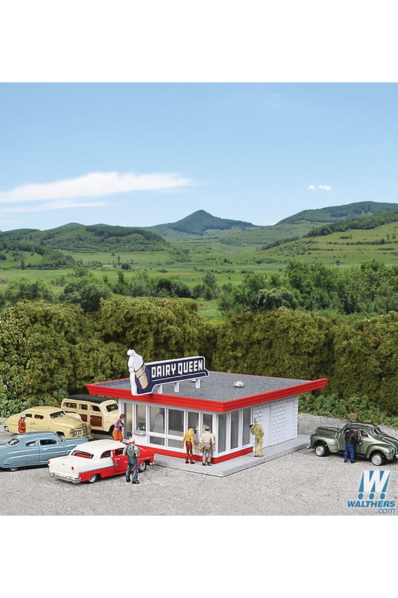 N Scale Building/Structure Kit Vintage Dairy Queen