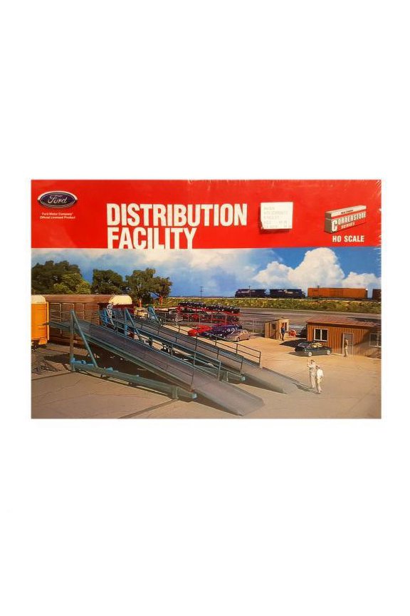 Cornerstone Series HO Scale Ford Distribution Facility Plastic Model Kit 933-3076