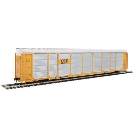Walthers Proto HO Scale 89' Tri-Level Auto Carrier CSX/ETTX Flat #T8768/710231