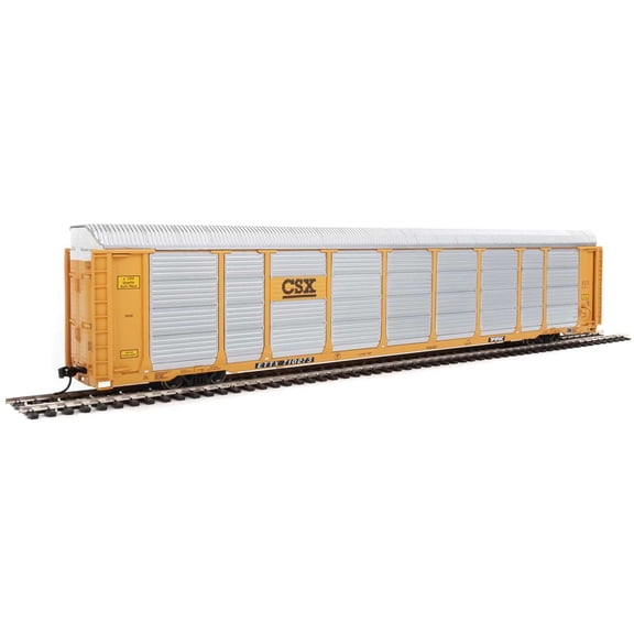 Walthers Proto HO Scale 89' Tri-Level Auto Carrier CSX/ETTX Flat #T8782/710273