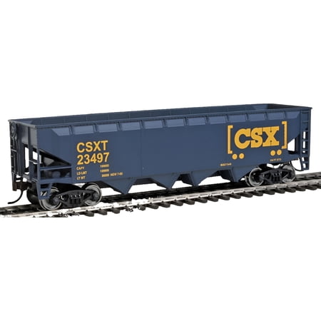 Walthers Trainline HO Scale Offset Hopper Train Car CSX Transportation #23497