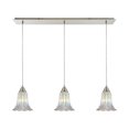 thumbnail image 1 of Elk Lighting-10685/3LP-Walton - Three Light Linear Mini Pendant  Satin Nickel Finish with Dichroic, 1 of 2