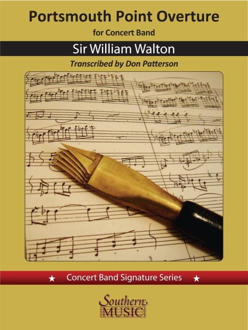 Walton; Arr. Patterson: Portsmouth Point Overture for Concert Band Score and Parts, (Paperback)
