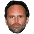 thumbnail image 1 of Walton Goggins (Beard) Celebrity Mask, Flat Card Face, Fancy Dress Mask, 1 of 6