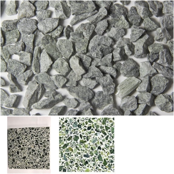 Walttools AGG-FGRNM5 Forest Green Decorative Concrete Stones for Exposed Aggregate, Epoxy & Terrazzo