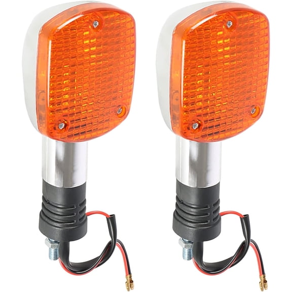 Waltyotur 2 Pcs Turn Signal Blinker Light Replacement for Honda Shadow Steed Magna VTX 250 400 600 750 1100 1300 1800 Motorcycle