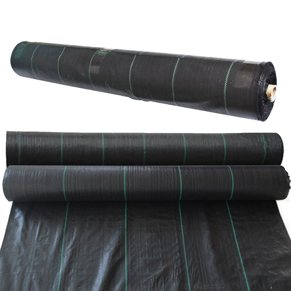 Waltyotur 6x300FT Weed Barrier Landscape Fabric Durable Heavy Duty Weed Block 3.2oz
