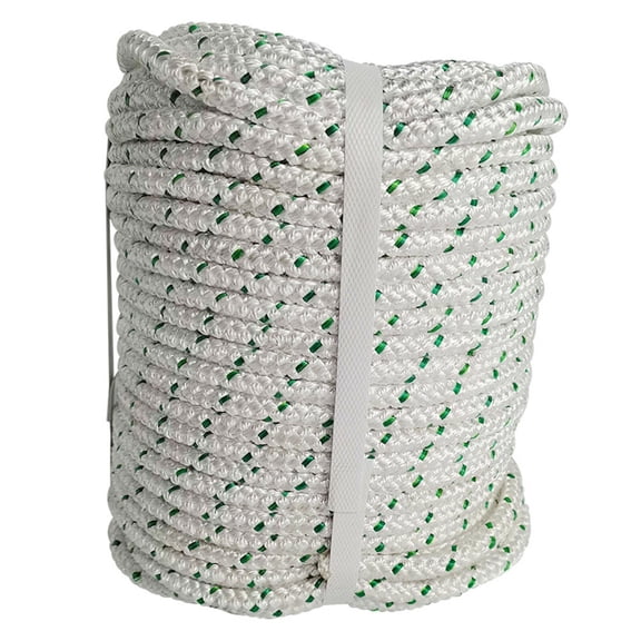 Waltyotur NEW Double Braid Polyester Rope 3/8 4800Lbs BREAKING STRENGTH 200FT